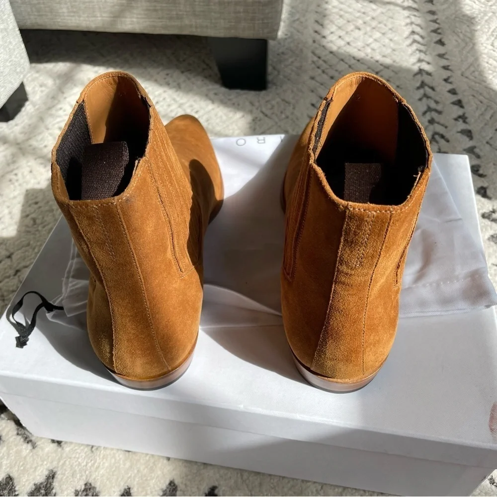 IRO Men’s Chelsea Boots in Camel Size 42 EUR Like New - Picture 4 of 15